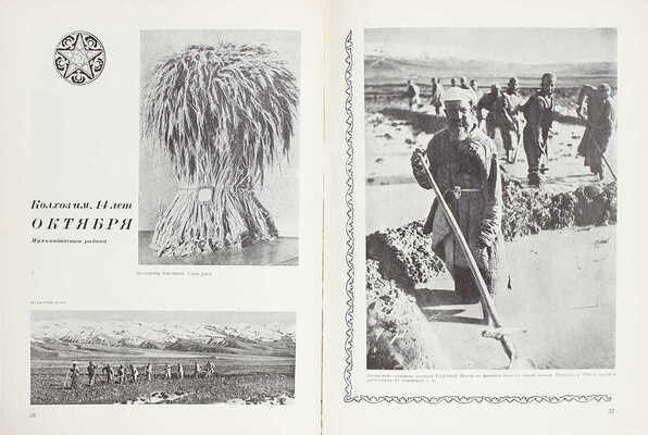 Таджикская ССР на Всесоюзной сельскохозяйственной выставке 1939 года / Сост. П.А. Белавин и автор текста Эль-Регистан. М.: Госкиноиздат, 1940.